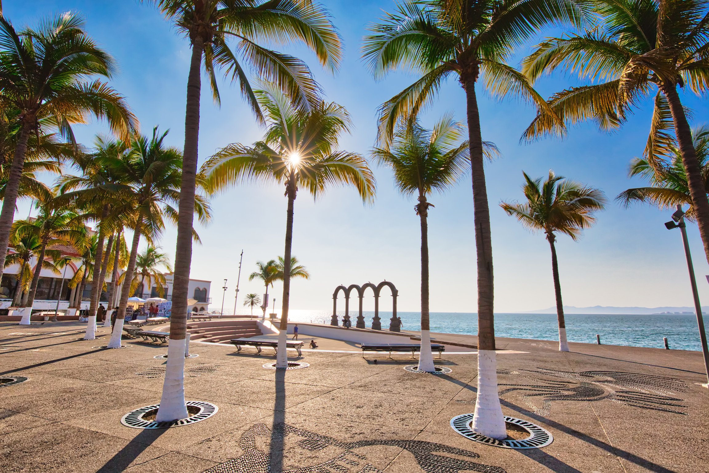 Puerto Vallarta, Mexico-20 April, 2018: Famous Puerto Vallarta S